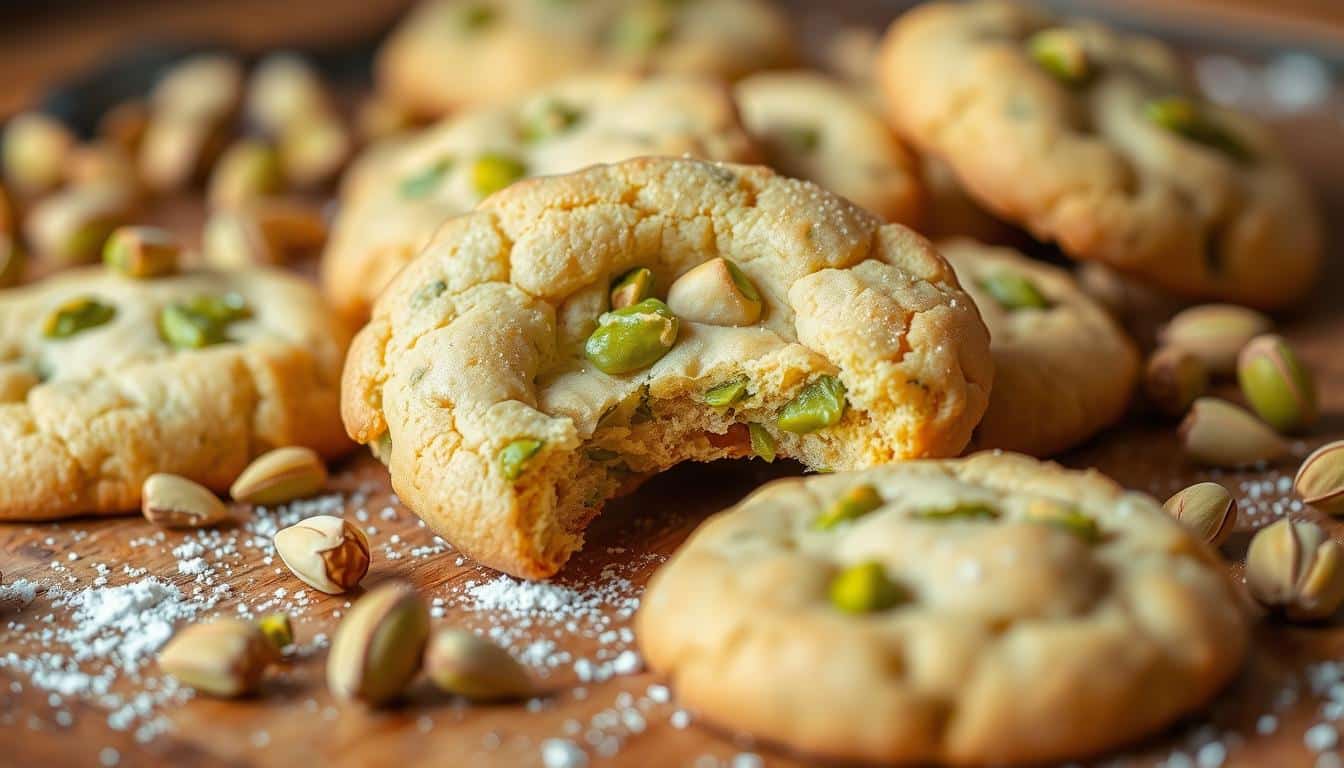 Pistachio Drop Cookies