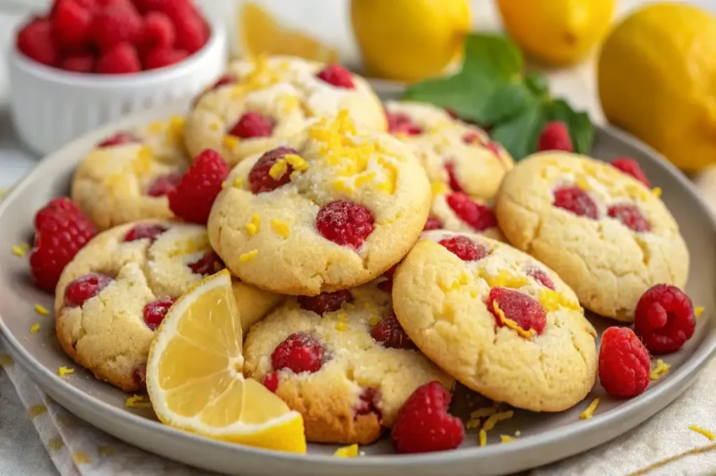 Luscious Lemon Raspberry Cookies Recipe