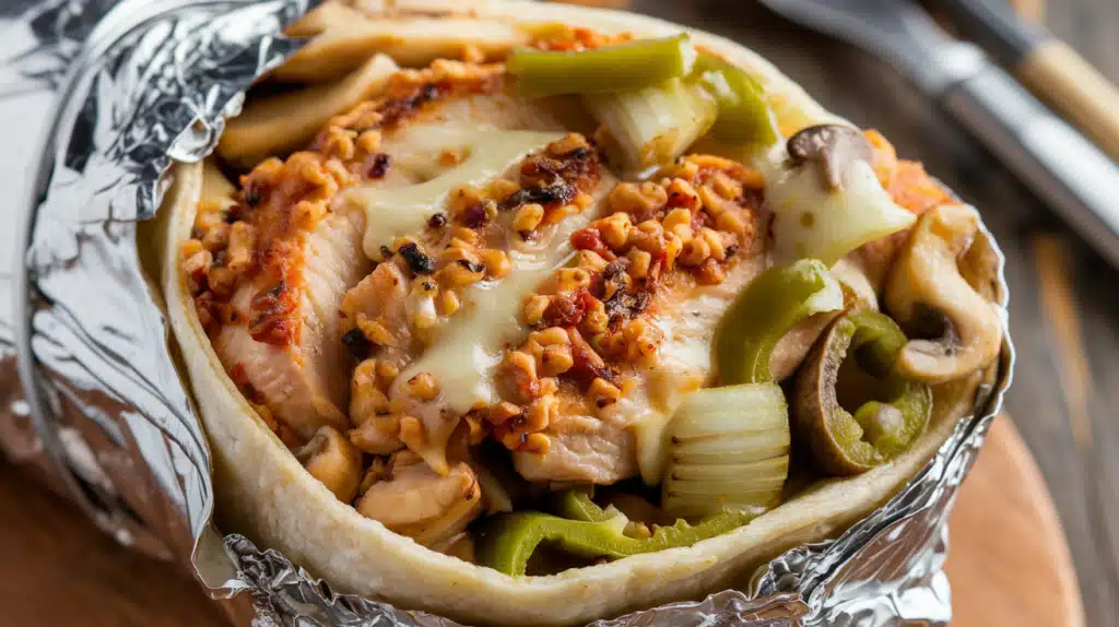 Best Cheesy Garlic Chicken Wraps Recipe
