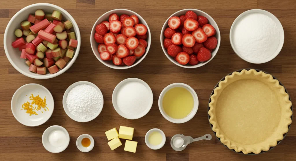 How To Make Delicious Strawberry Rhubarb Pie