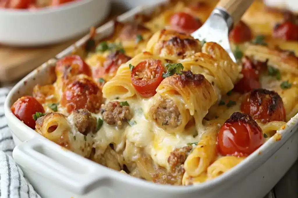 Overnight Croissant Breakfast Casserole Recipe