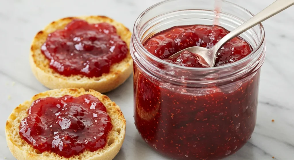 Ingredients Of Strawberry Rhubarb Jam
