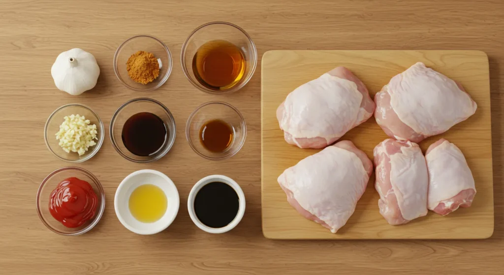 ingredients Juicy and Tender Char Siu Chicken Recipe